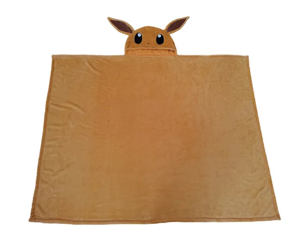 Plaid polaire à capuche Evoli (150x120cm) - Pokémon
