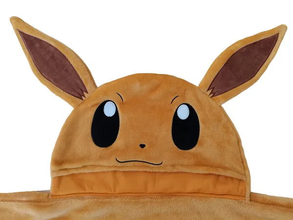 Plaid polaire à capuche Evoli (150x120cm) - Pokémon