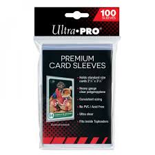 Premium Sleeves pour cartes épaisses transparent pack de 100 (63,5x88mm) - Ultra Pro