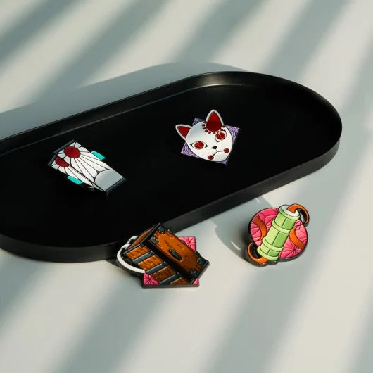 Set de 4 Pin's Demon Slayer - Demon Slayer: Kimetsu no Yaiba