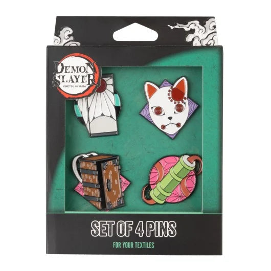 Set de 4 Pin's Demon Slayer - Demon Slayer: Kimetsu no Yaiba