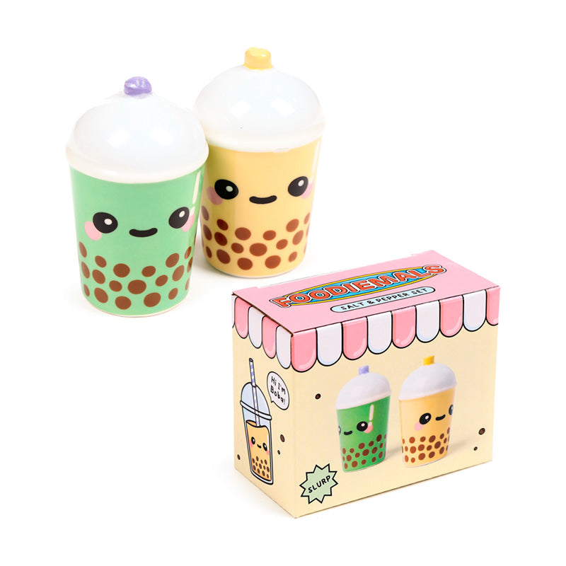 Set salière et poivrière Boba le Bubble Tea - KAWAII