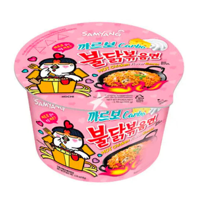 Samyang Ramen Bowl Hot Chicken Carbo Noodle (105gr)