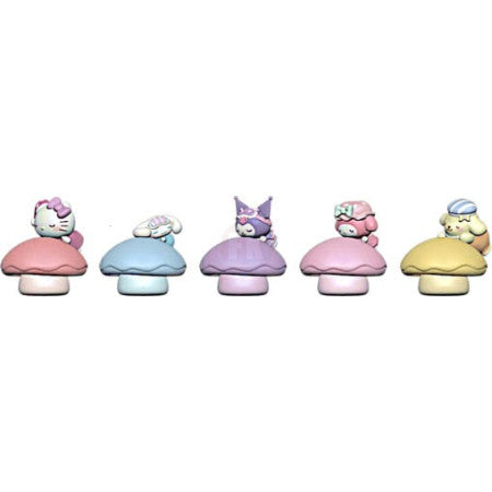 Mystery Box Mini figurine Bedside Light Little Mushroom Series Hello Kitty and Friends - Sanrio
