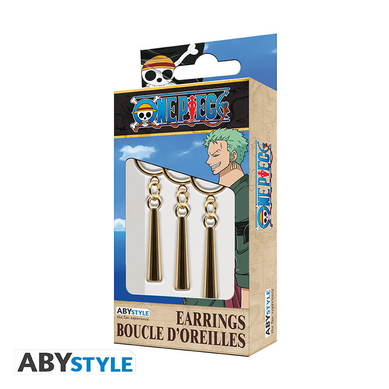 Set 3 Boucles d'oreilles Roronoa Zoro - One Piece