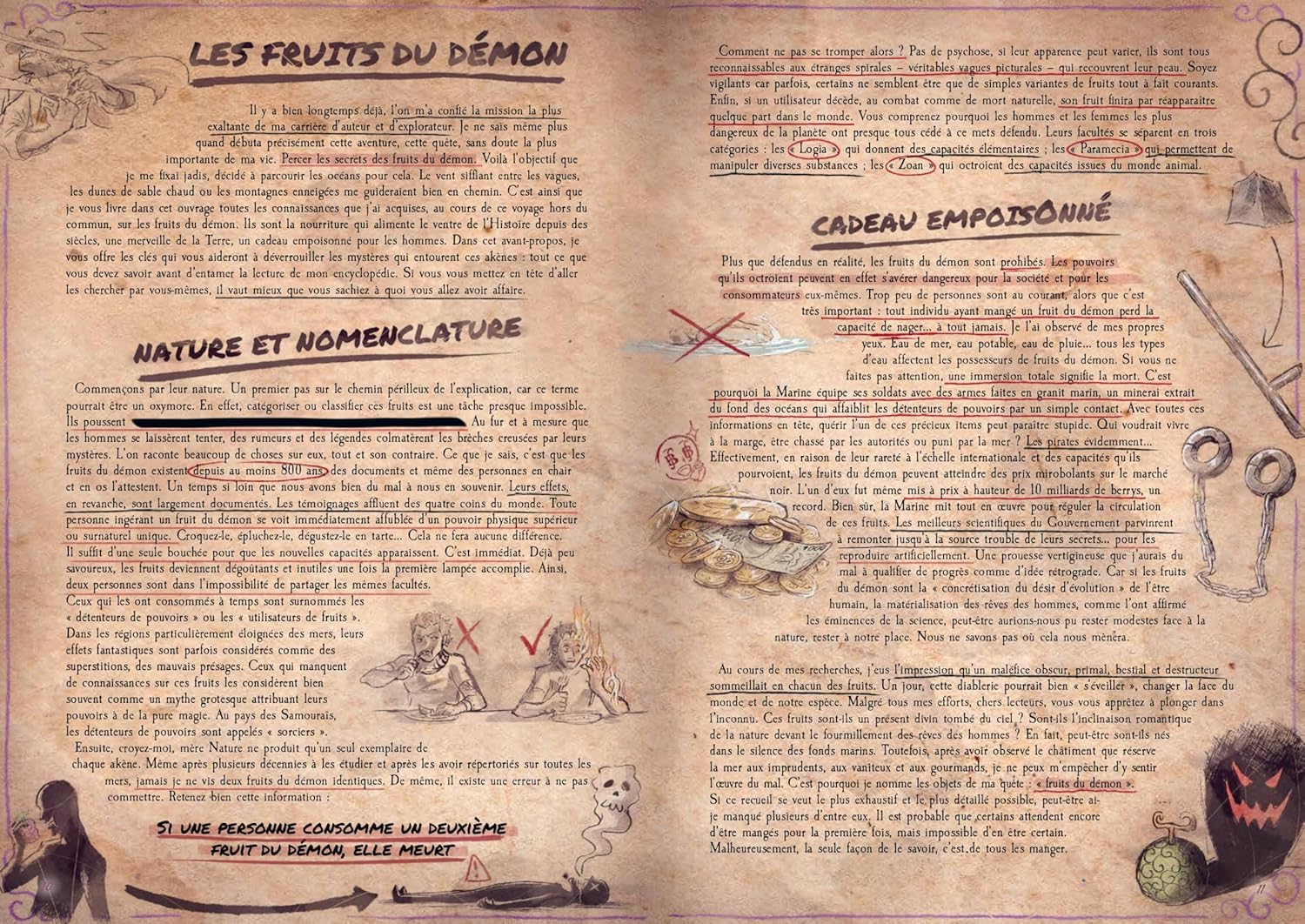 One Piece Fruits de Demon - L'encylopédie