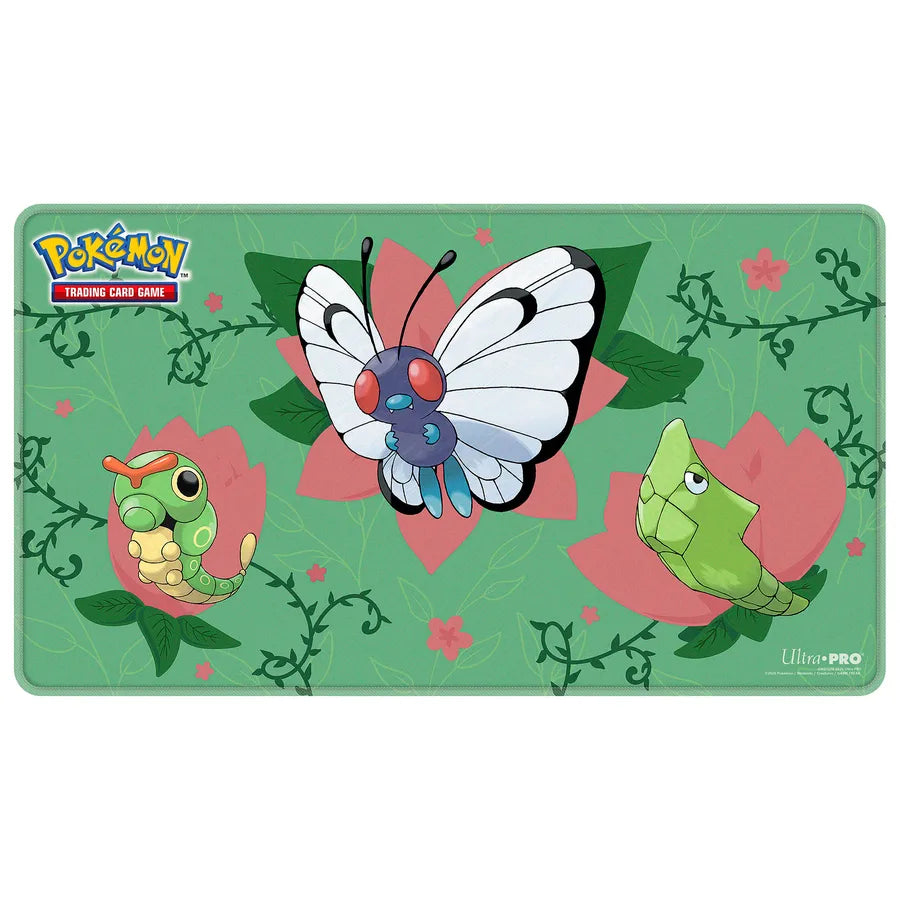 Tapis de jeu à bord cousu Chenipan, Chrysacier et Papilusion - Pokemon JCC