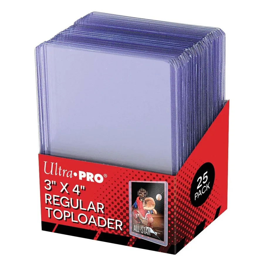 Ultra Pro Toploader transparent standard pack de 25 (77x102mm)