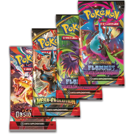 Pokébox Boîtes Méga-Dracaufeu X-ex ou Méga-Dracaufeu Y-ex (1x boîte aléatoire) (FR) - Pokémon JCC - Méga-Évolution