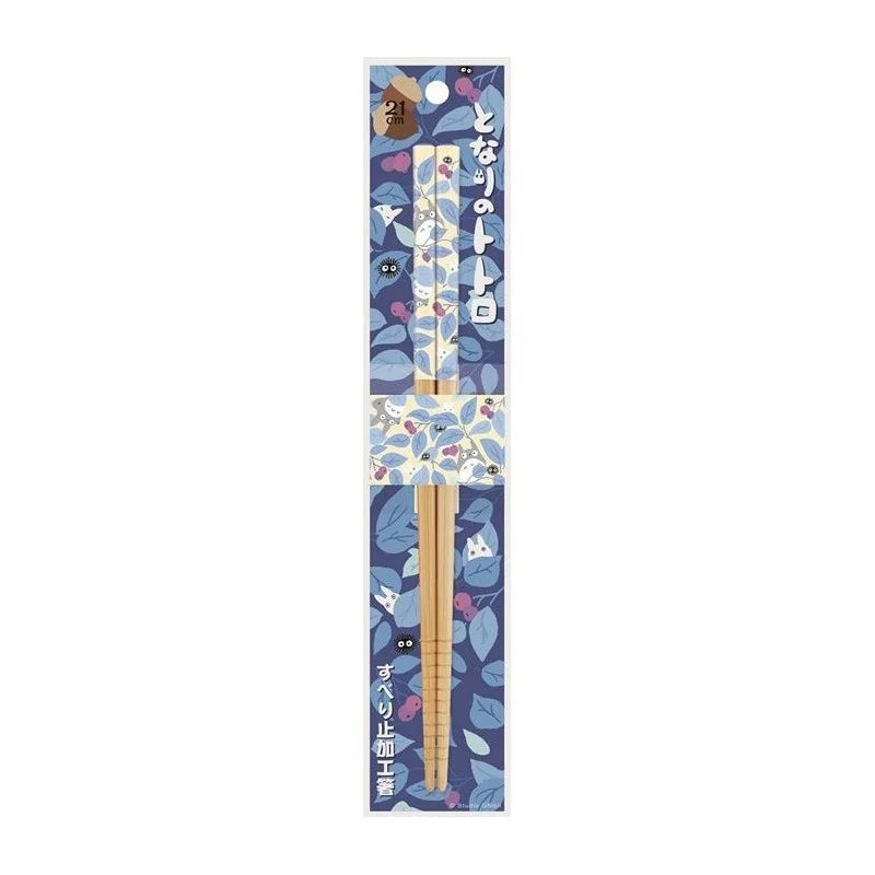 Baguettes Totoro Noyer Bleu 21cm - Ghibli - Mon Voisin Totoro