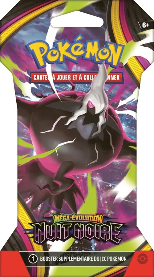 Booster Blister ME05 Nuit Noire FR - Pokémon JCC - Méga Évolution - Pokémon Company - Susume