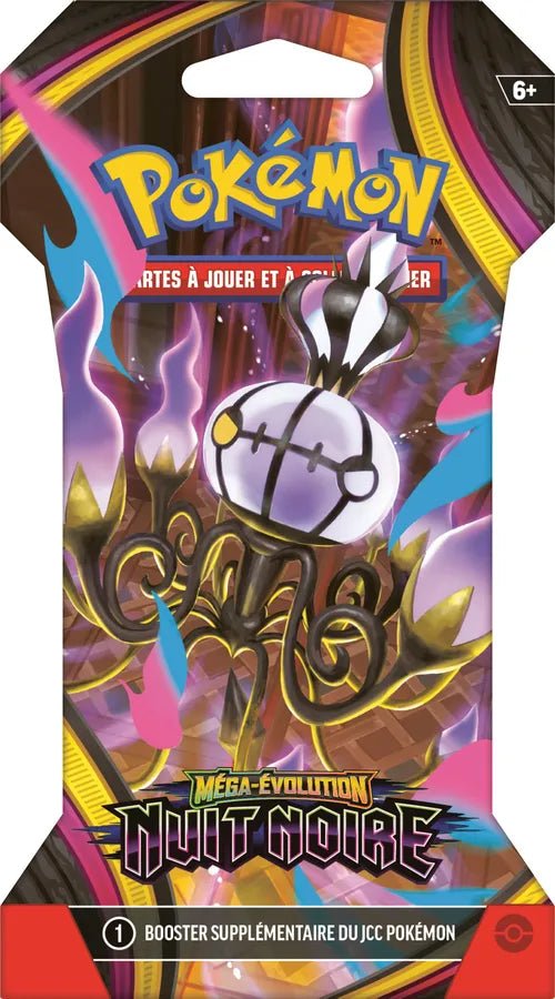 Booster Blister ME05 Nuit Noire FR - Pokémon JCC - Méga Évolution - Pokémon Company - Susume