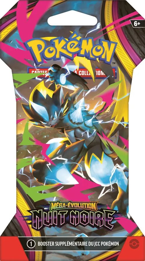 Booster Blister ME05 Nuit Noire FR - Pokémon JCC - Méga Évolution - Pokémon Company - Susume