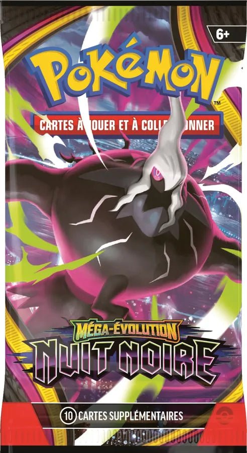 Booster ME05 Nuit Noire FR - Pokémon JCC - Méga Évolution - Pokémon Company - Susume