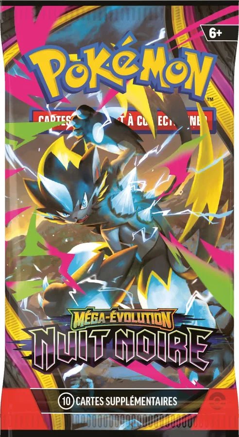 Booster ME05 Nuit Noire FR - Pokémon JCC - Méga Évolution - Pokémon Company - Susume