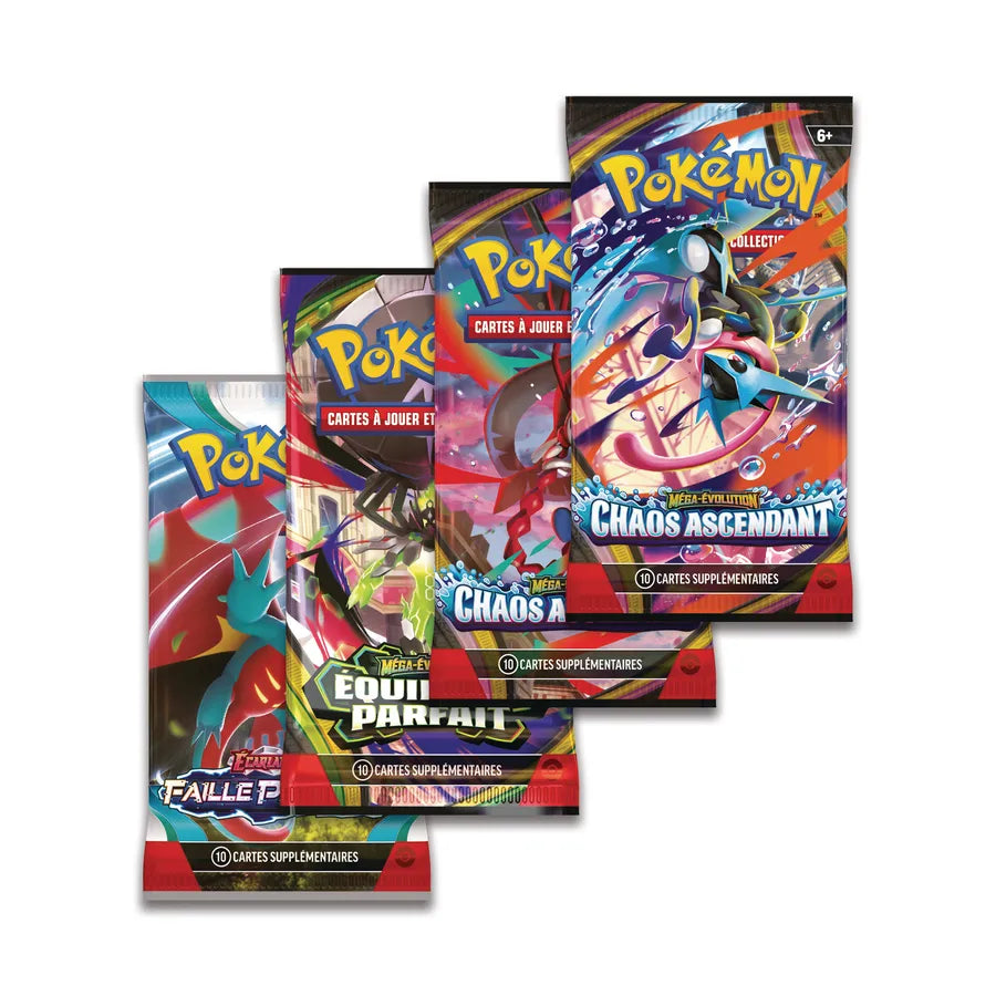 Boîte Méga Clair de Lune Méga-Ectoplasma-ex ou Méga-Mélodelfe-ex (Pokebox) - Pokémon JCC  -  Écarlate et Violet