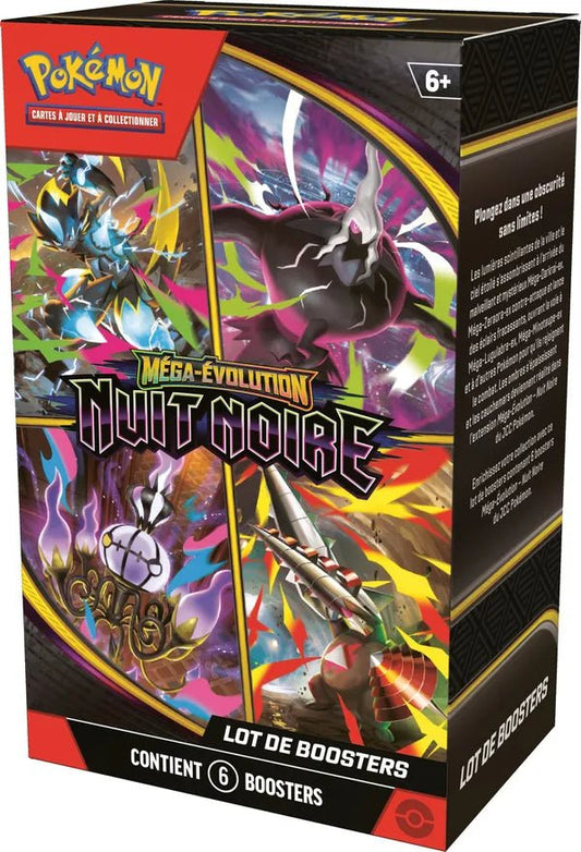 Bundle ME05 Nuit Noire FR (6 boosters) - Pokémon JCC - Méga Évolution - Pokémon Company - Susume