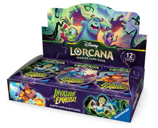 Display Lorcana Chapitre 14 Invasion Épineuse (24 Boosters) - Disney TCG - Ravensburger - Susume