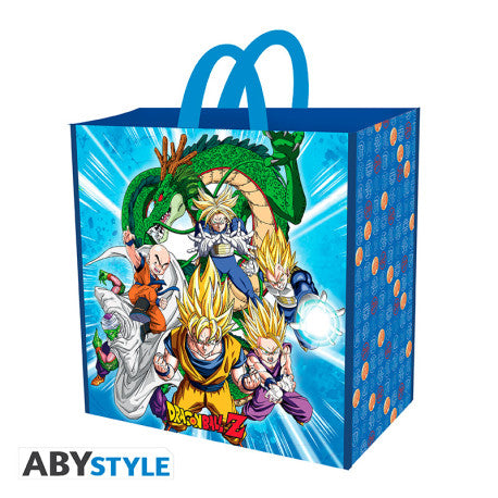 Sac de courses Dragon Ball Z Super Saiyans Bleu