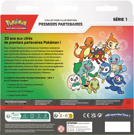 Coffret Collection Illustration Premiers Partenaires Série 1 (FR) - Pokémon JCC - Méga-Évolution