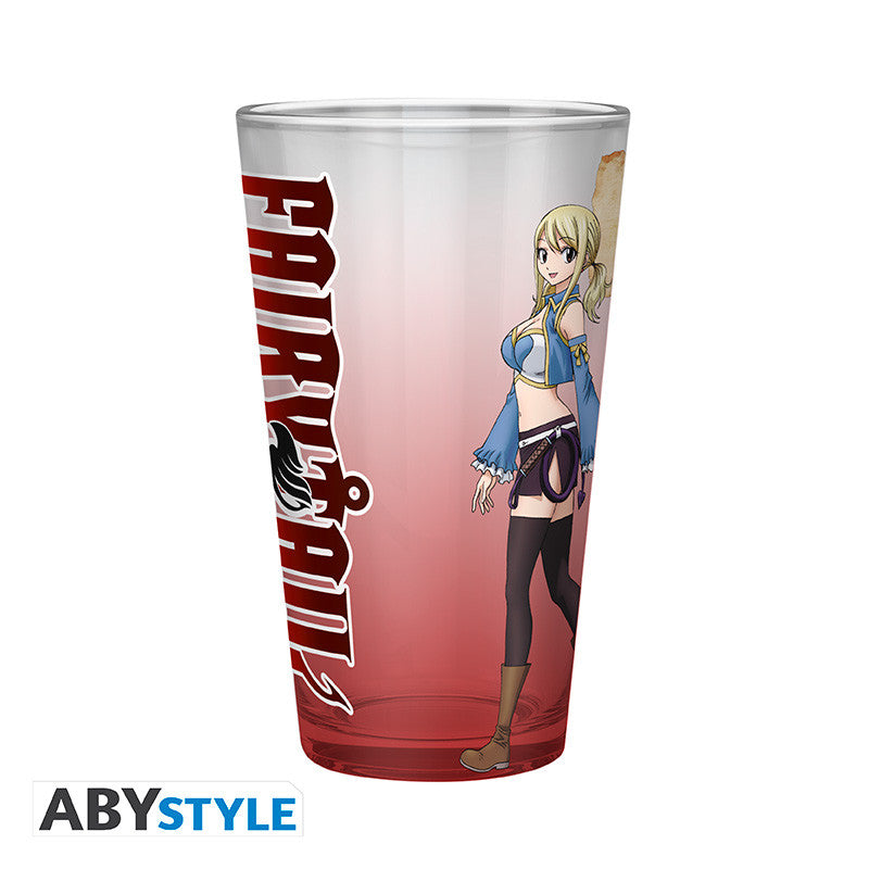 Verre XXL Natsu, Lucy, Happy & Plue - Fairy Tail
