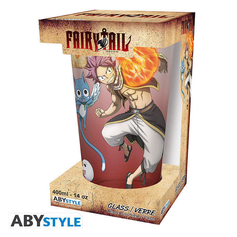 Verre XXL Natsu, Lucy, Happy & Plue - Fairy Tail