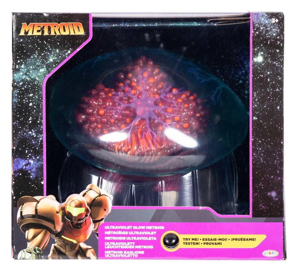Figurine lumineuse Metroid Ultraviolet Glow - Metroid Prime - World of Nintendo - Jakkspacific - Susume