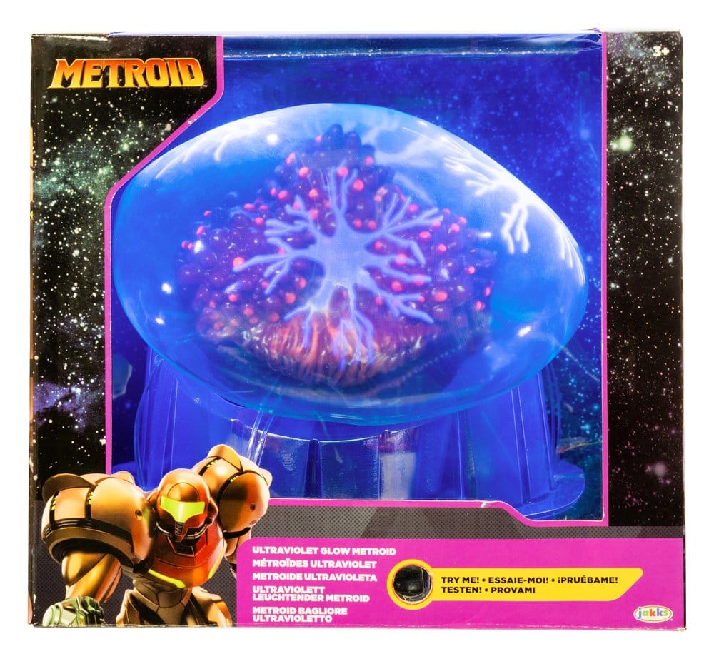 Figurine lumineuse Metroid Ultraviolet Glow - Metroid Prime - World of Nintendo - Jakkspacific - Susume