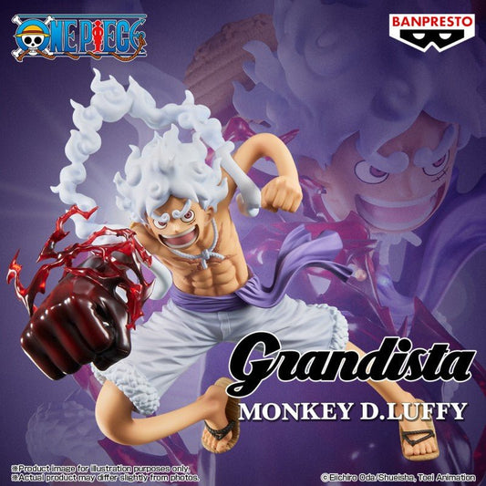 Figurine Monkey D. Luffy Gear 5 II - One Piece - Grandista Special Edition - Banpresto - Susume
