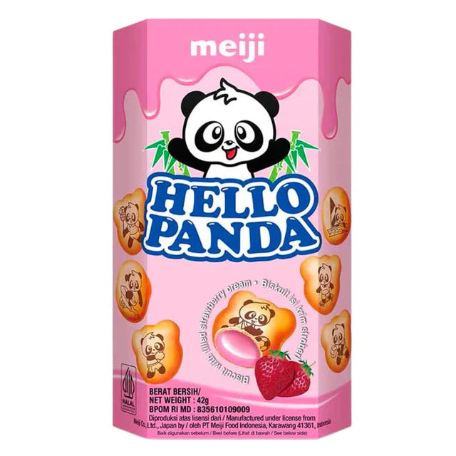 Meiji Hello Panda Fraise