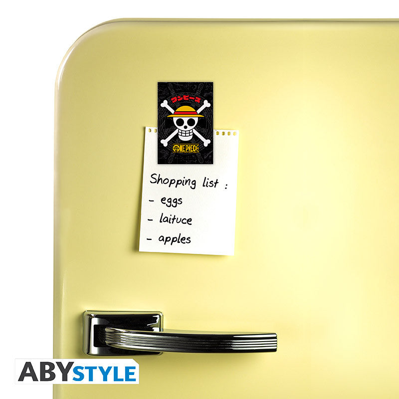 Aimant Chapeau de Paille Skull - One Piece