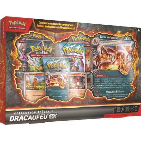 Coffret Collection spéciale Dracaufeu-ex FR - Pokémon JCC - Ecarlate et Violet