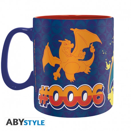 Mug Dracaufeu effet métal (460ml) - Pokémon