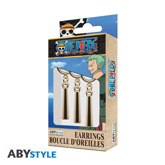 Set 3 Boucles d'oreilles Roronoa Zoro - One Piece - ABYstyle - Susume