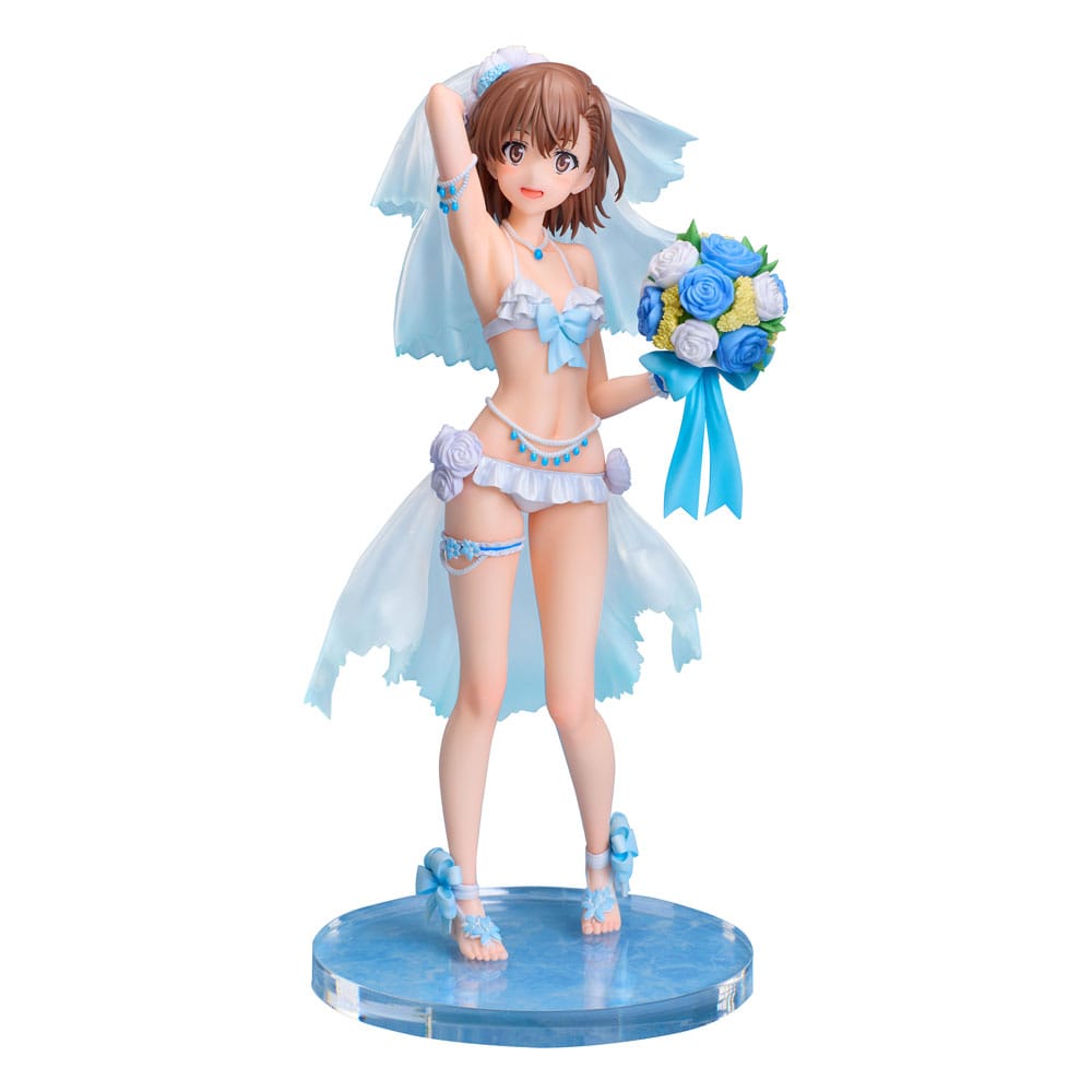 Figurine Mikoto Misaka Wedding Swimsuit Ver. 25cm 1/7 - A Certain Scientific Railgun T