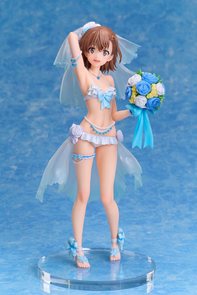 Figurine Mikoto Misaka Wedding Swimsuit Ver. 25cm 1/7 - A Certain Scientific Railgun T