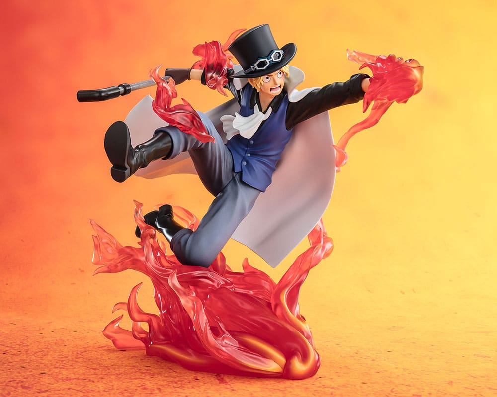 Figurine Sabo Fire Fist Rook Check - One Piece - Figuarts ZERO Extra Battle
