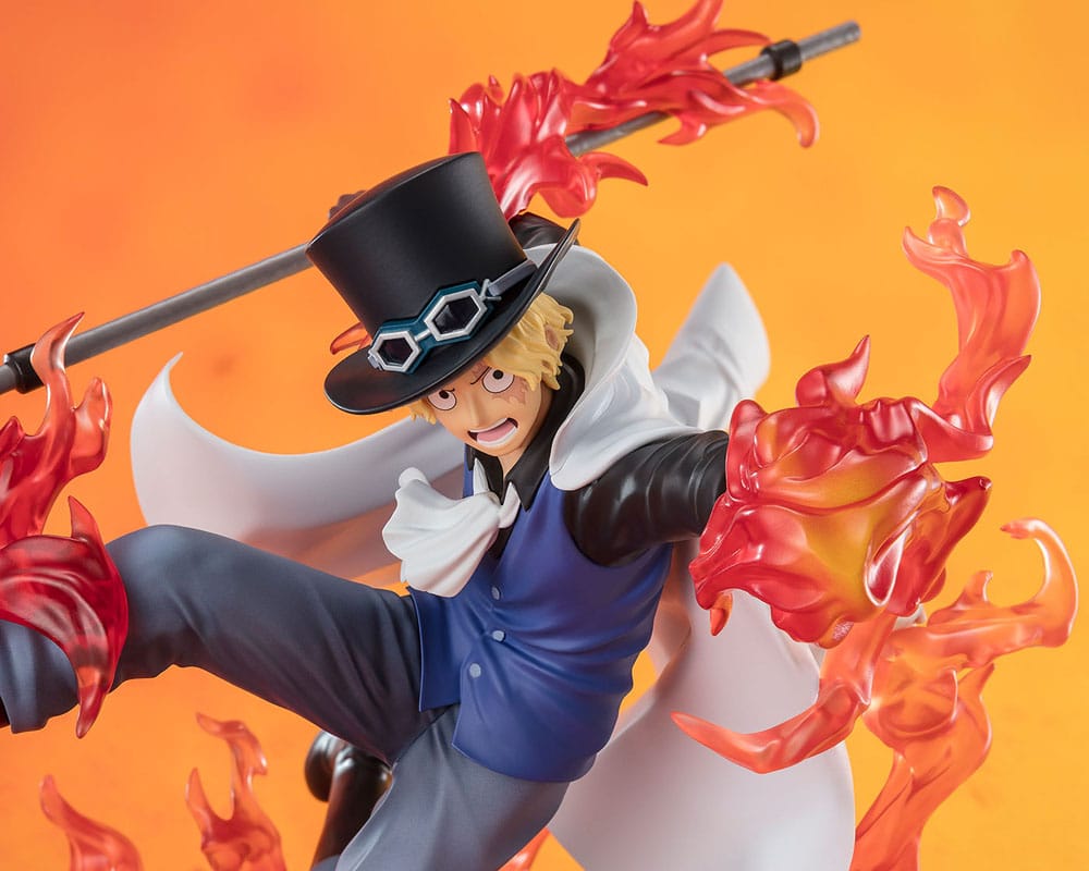 Figurine Sabo Fire Fist Rook Check - One Piece - Figuarts ZERO Extra Battle