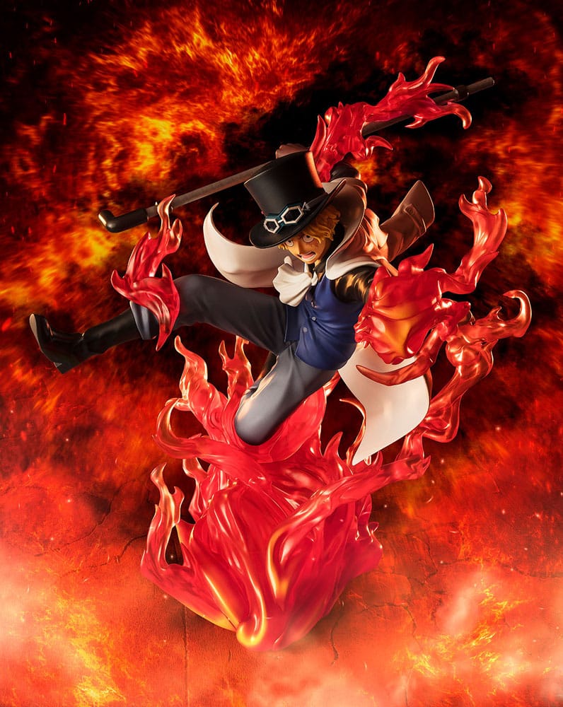 Figurine Sabo Fire Fist Rook Check - One Piece - Figuarts ZERO Extra Battle
