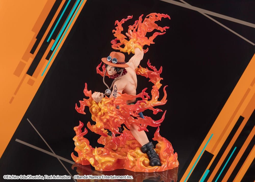 Figurine Portgas D. Ace Bounty Rush 5th Anniversary - One Piece - FiguartsZero (Extra Battle) (Modèle d'expo)