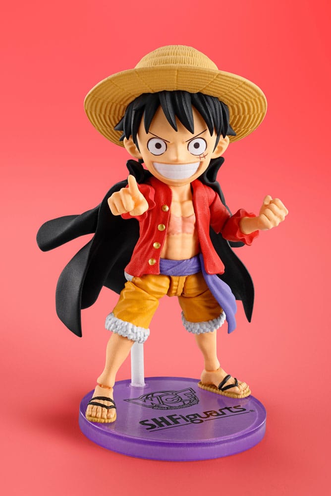 Figurine Monkey D. Luffy 8cm - One Piece - World Collactable Figures x S.H. Figuarts