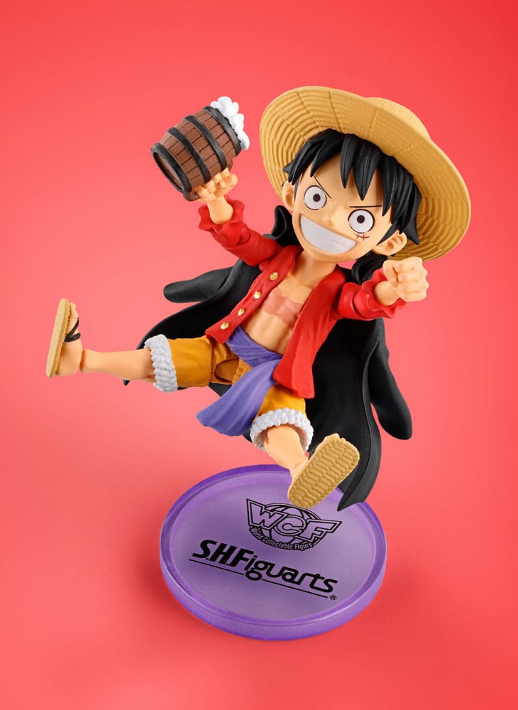 Figurine Monkey D. Luffy 8cm - One Piece - World Collactable Figures x S.H. Figuarts