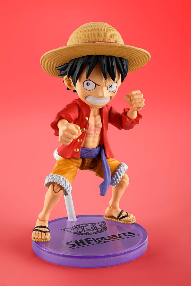 Figurine Monkey D. Luffy 8cm - One Piece - World Collactable Figures x S.H. Figuarts