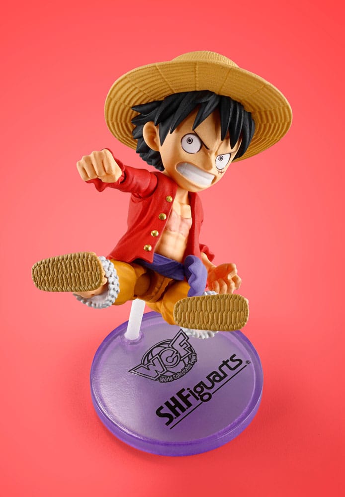 Figurine Monkey D. Luffy 8cm - One Piece - World Collactable Figures x S.H. Figuarts