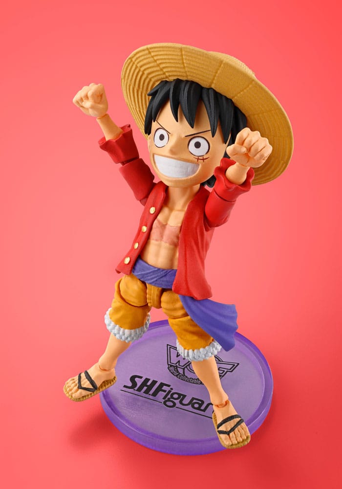 Figurine Monkey D. Luffy 8cm - One Piece - World Collactable Figures x S.H. Figuarts