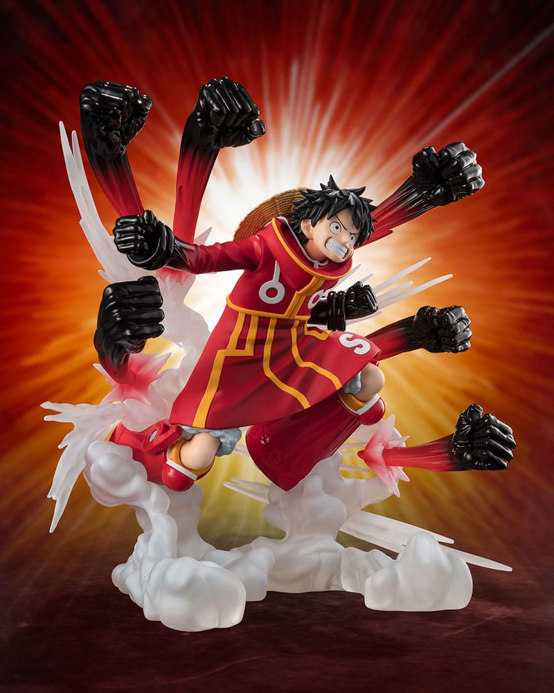 Figurine Monkey D. Luffy Gum Gum Hawk Gatling - One Piece - Figuarts ZERO Extra Battle