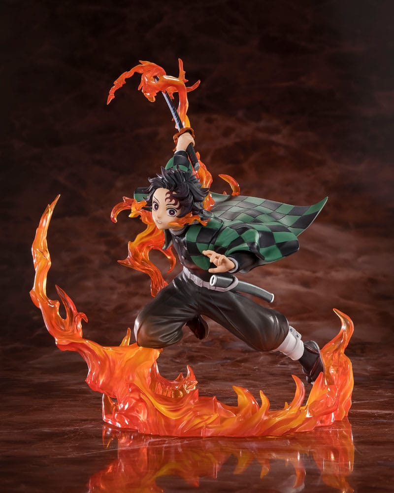 Figurine Tanjiro Kamado (Kyojuro Rengoku's Sword Guard Ver.)- Demon Slayer: Kimetsu no Yaiba - FiguartsZERO