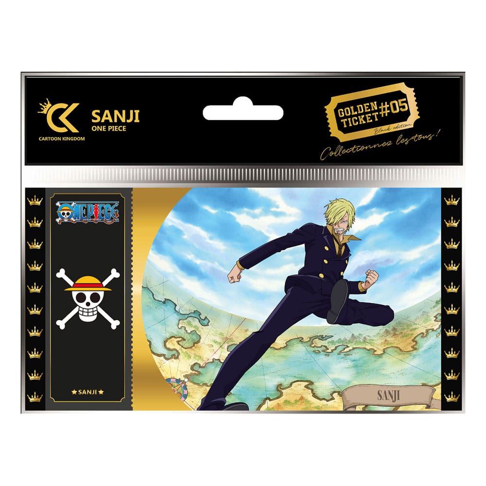 Ticket Sanji #05 - One Piece - Golden Ticket Black Edition