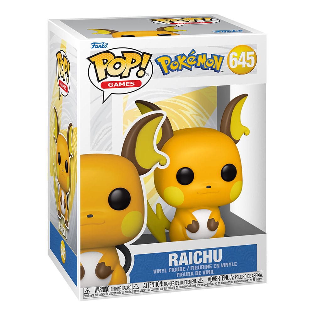 POP Raichu 645 - Pokémon - Funko POP! Games