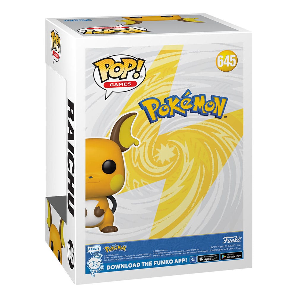 POP Raichu 645 - Pokémon - Funko POP! Games